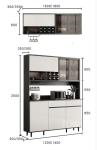 Pure White Glass Door Modern Storage Cupboard Playwood Home Furniture Lacquer