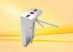 Stainless steel Tripod Turnstile , waist height turnstile for pedestrian access