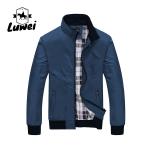 2022 Thin Zipper Men Bomber Stand Collar Utility Giacca a Vento Chaquetas Plus