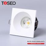 85mm Waterproof Recessed Led Downlight Gu10 Anti Glare Square 48V