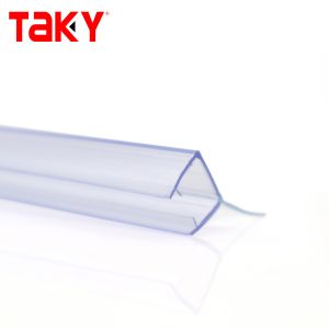 PVC Shower Door Seal Strip 6-12mm Transparent Waterproof