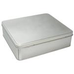 Food Grade Airtight Rectangular Tin Box For Candy / Cookie / Mint