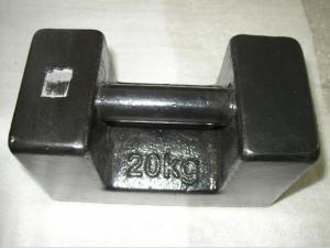 China 20KG Standard Test Weight Industrial Measuring M1 Class Powder Coated Surface factory