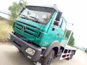 China Rough Terrain Flatbed Heavy Cargo Truck 10 Wheeler For DR CONGO High Performance factory