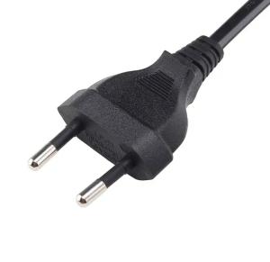 China VDE Certificate EU Power Cord Extension Cable 2.5A 250V 2 Pin factory