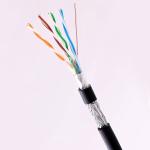 Outdoor PVC+PE SFTP CAT6 Cable 1000FT 23AWG Solid Copper High Speed Ethernet