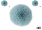 Round Shaped Nylon Hair Kabuki Makeup Brush Private Label Makeup Brushes Blue