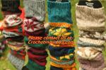 Lady Winter Indoor Hand Knitted Slipper Sock,hand knit sock,Knitted Wool Sock