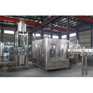 4000BPH Soda Bottling Equipment , Automatic Soda Filling Machine PLC Control
