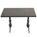 Outdoor Restaurant Use Large Cast Aluminum Table Garden Furniture