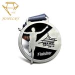 Zinc Alloy CE Enameled Custom Award Medals For Marathon Running