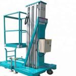 4-14m Hydraulic Electric Aerial Telescopic Double Mast Lift 100kg For Work