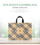 Non Woven Tote Shopping Bags Enviromental Protection 80gsm