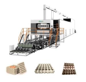 China Paper Pulp Egg Tray Packing Machine Fully Automatic factory