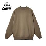 Premium Cut and Sew Oversized Blanket Crew Neck Heavyweight Felpa Essentials