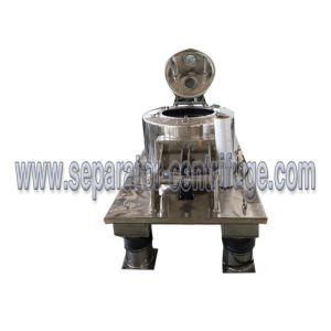 China Plate Bag Lifting Discharge Herb Extraction Machine Solid Liquid Centrifuge on sale