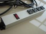 Waterproof Rack Mount PDU Power Strip 4 Way , Multi Port Extension Cord Heavy