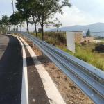 Customized Hot Dipped Galvanized Two Wave Steel Highway Guardrail For Roadway