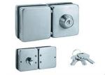 Two Door Double Sliding Glass Door Safety Lock With Knob For Square Door