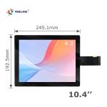 Industrial Displays 10.4 inch touch screen Multifunctional And Anti Fingerprint