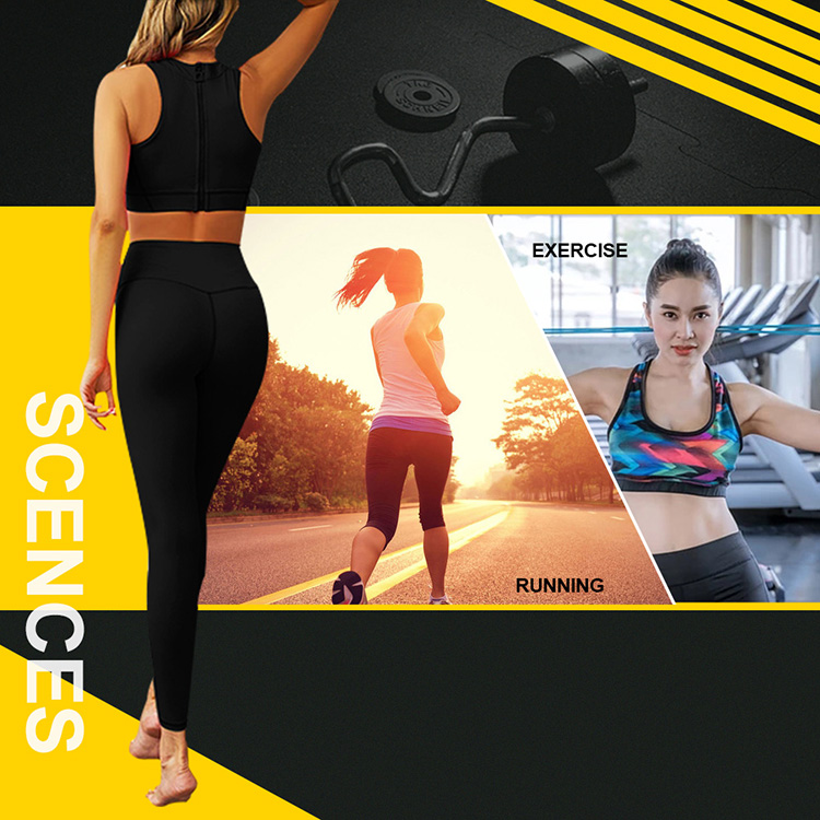 HEXIN Women's Seamless Yoga Pants with Tummy Control and 100000 Quantity in Solid Color