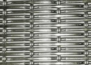 China SS Weave Metal Decorative Interior Furniture And Screen For Architectural Woven Wire Mesh factory