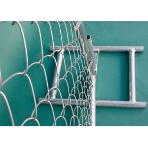 Cross Brace Chain Link Builders Security Fencing Hot Galvanized Surface