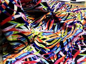 China Full - Dull Warp Knitting Polyester Spandex Blend Fabric For Bikini Fabrics factory