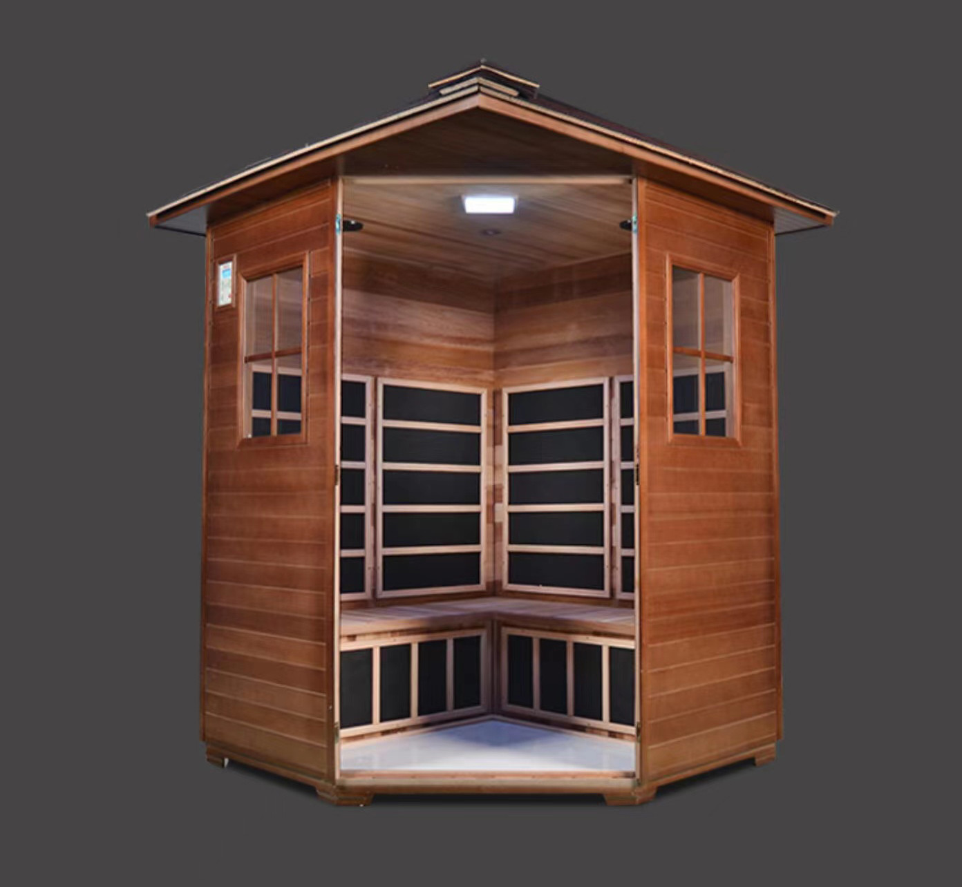 Garden Cabin Outdoor Steam Sauna , Outdoor Wooden Sauna Room