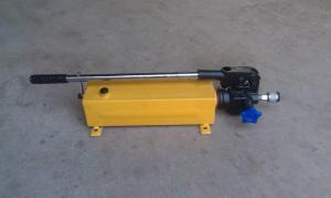 China Custom Made Small Hand Operated Hydraulic Pumps / Yellow Hand Held Hydraulic Pump factory