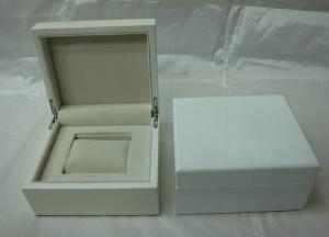 China White High Glossy Painting Wooden Watch Boxes factory
