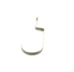 2 Inch Small Black Antique Metal Wall Hooks For Hanging Coat Cabinet Clothes