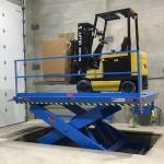 2000kg Hydraulic Lift Loading Dock Stationary Hydraulic Scissor Dock Lift