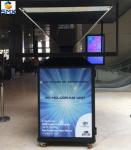 4 Sided Pyramid holographic 3d display Units for POS Advertising