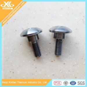 China Metric Pure And Titanium Alloy Carriage Bolts factory