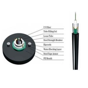 China Fiber Optic 12 Core GYXTW SM Unitube Armored Fiber Cable Low Dispersion factory