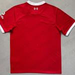 Red Football Team Jersey 100% Polyester Tear Resistant Fan Football Jersey