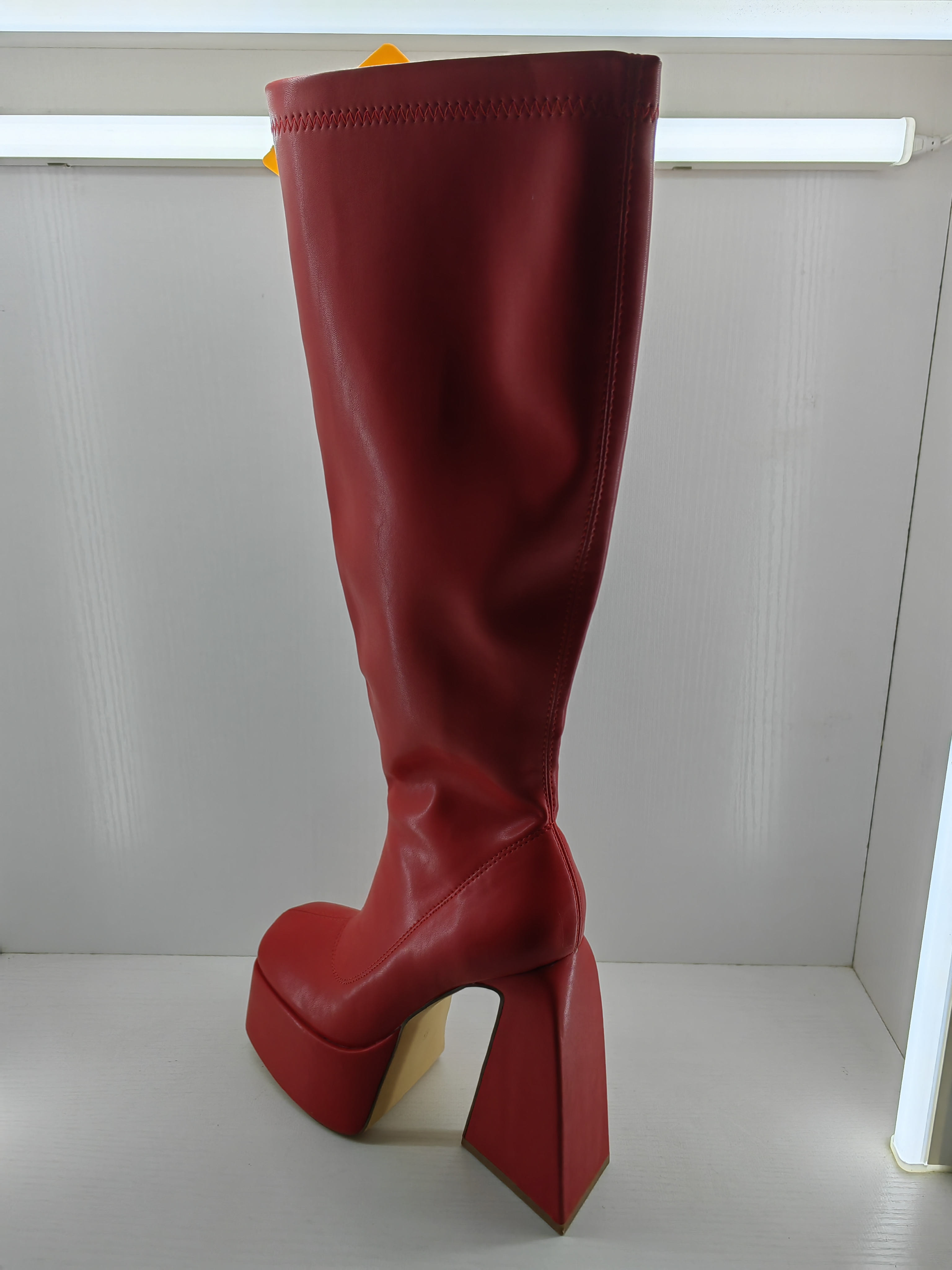 Mid Calf Comfortable Ladies Boot Shoes With Rubber Outsole For Versatile Casual Wear