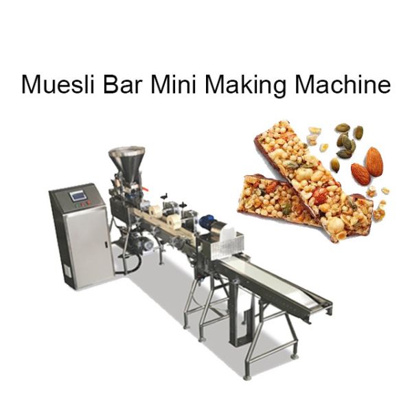 HMWHDPE Material Muesli Mini Bar Forming Machine Stainless Steel