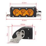 H Style 30W Yellow Color 3pcs 10W CREE LED LIGHT BAR 6000K 10-30V Combo Beam