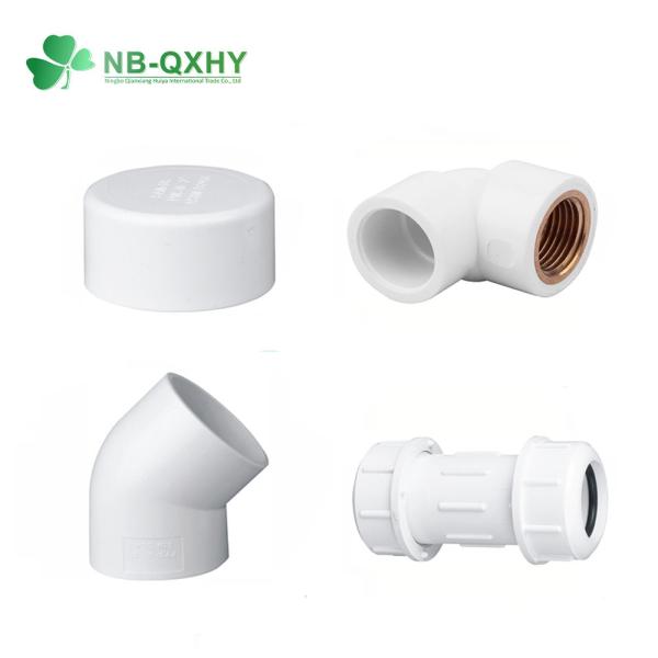 Blue Complete Size and Model Water Supply UPVC Pipe Fittings for Pressure