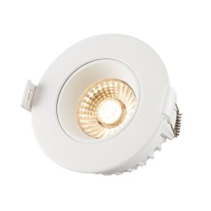 China 8W Aluminium Tilt LED Downlights , Recessed Anti Glare Downlight factory
