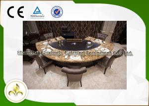 China Pipeline Natural Gas Fan Shape 11 Seats Teppanyaki Grill Table 8kw factory