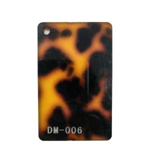 China Acetate Imitation Tortoise Shell Acrylic Board Earrings Jewelry Buddha Card Material factory