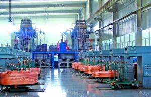 China Φ8mm Copper Rod 6strands Upward Continuous Casting Machine Annual Output 3000Ton factory
