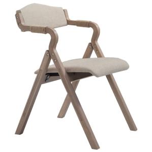 China Durable and Stylish Nordic Folding Wood Restaurant Dining Chairs in Northeast Ash with Weight Limit of 150K factory