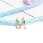Number Animals Charms Gold Plated Pendant For Necklace Crossbody Phone Case