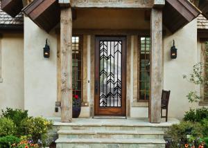 China Low Maintenance Art Glass Panels Temperature Control Impact Shield Garage Door factory