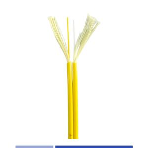 China Single Mode Zipcord Fiber Optic Cable G652D LSZH 2.0mm For Indoor Application factory