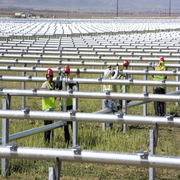 Trough Type CSP Solar Steel Structure Installation Tool For CSP Structures